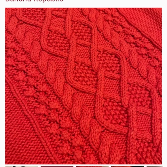 Banana Republic Sweaters - Banana Republic Orange Knit Sweater XS